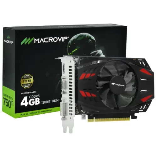 Placa de Vídeo 4GB Radeon RX550 GDDR5 -Nova e Garantia