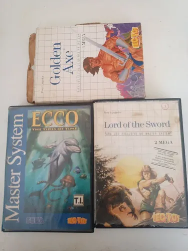 Golden axe e lord of sword original.master system 