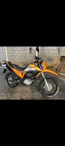 Honda Bros 160 ESDD 2019 Laranja - Segundo Dono, Manual e Chave Reserva.