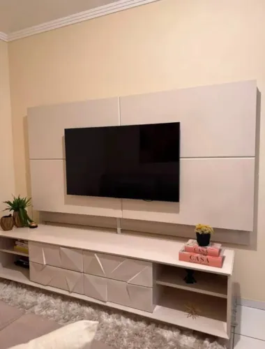 Rack Bancada + Painel para TV Safira Form