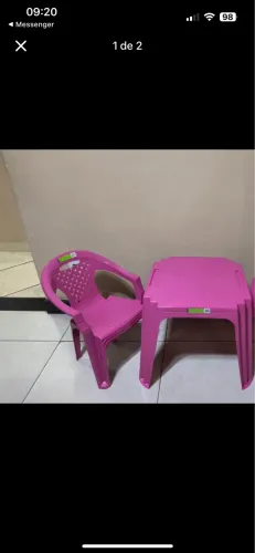 Mesa infantil + cadeira 