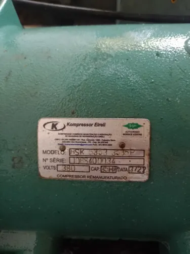 3 Compressores parafuso 35hp Bitzer