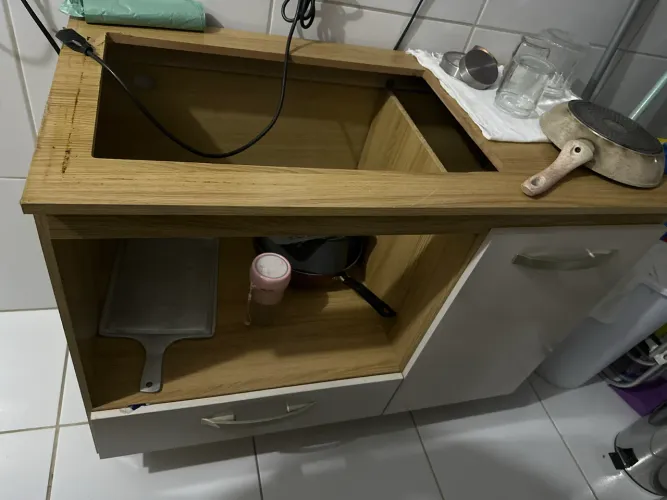 Armário Balcão para cooktop