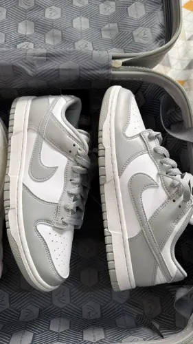 Tênis Nike Dunk Low White Light Smoke Grey