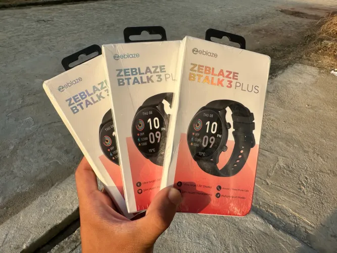 ZEBLAZE BTALK 3 PLUS!! LACRADO!! PROMOÇÃO!!