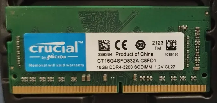Memoria Ram Notebook 16GB DDR4 3200Mhz