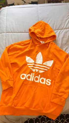 Moletom oversized adidas originals laranja M