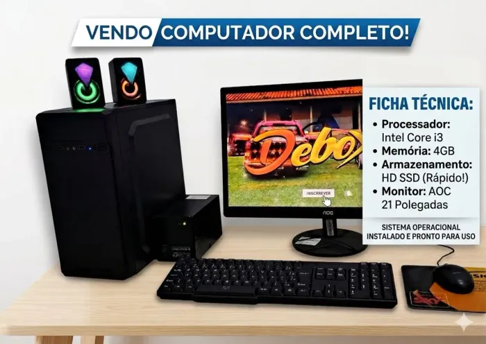 Computador semi novo