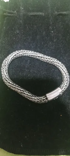 Pulseira de prata Bali 8mm
