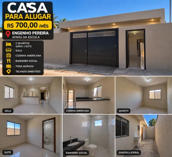 Casa para alugar no Eugenio pereira atrás da escola