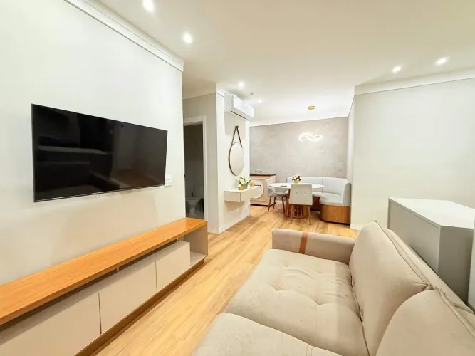 APARTAMENTO FINAMENTE DECORADO GARDEN NO WAY ORQUIDÁRIO | SANTOS/SP