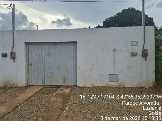 Oportunidade para você Casa no Parque Alvorada I, Luziania - GO, Nº LT, 2 quartos, 1 vaga