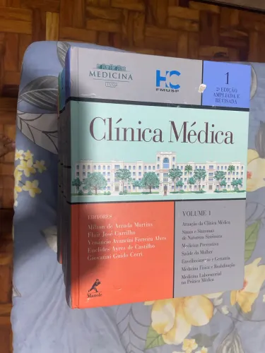 Coleção de Clínica Médica USP 2ª edição 7 volumes capa dura