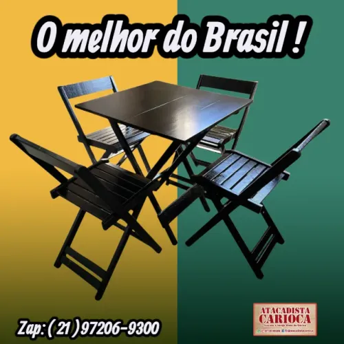 Mesa 70X70 para Bares, Restaurantes e Lanchonetes