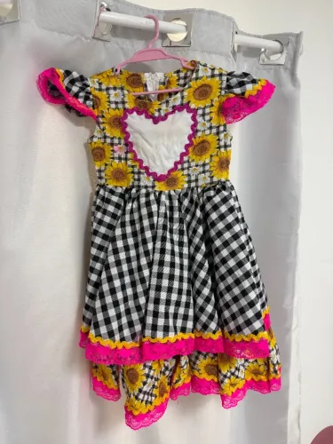 Vestido infantil festa junina São João