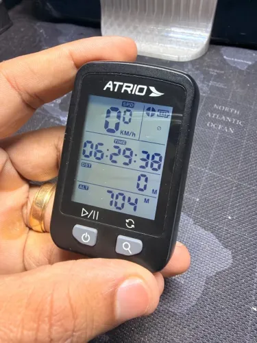 Ciclocomputador GPS Atrio Iron BI091 Semi-Novo | Compatível com Strava