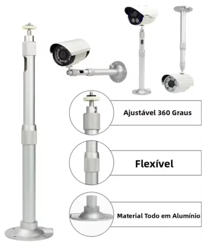 Suporte ajustável para projetor e câmera 40cm