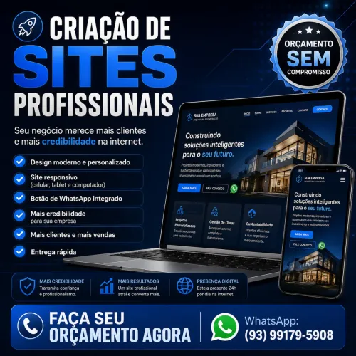 Crio sites que valorizam seu negócio 