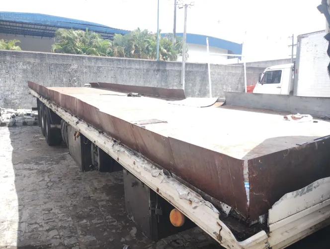 caminhão, 1113 motor 366 virado