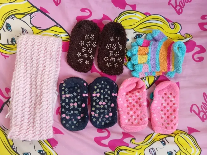 Kit meia sapatilha menina 2/3 anos 
