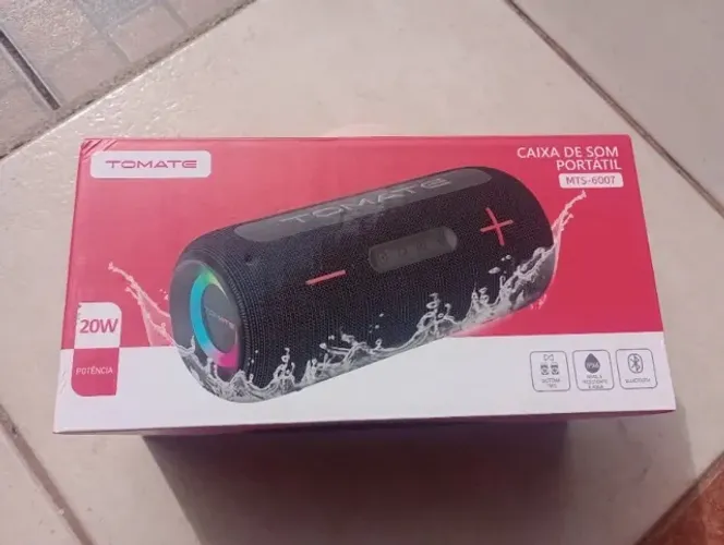 Cx de som tomate portátil 