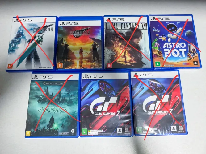 Final Fantasy VII REBIRTH e Gran Turismo 7