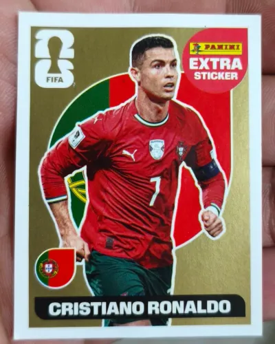 Figurinha Cristiano Ronaldo Gold Copa 2026