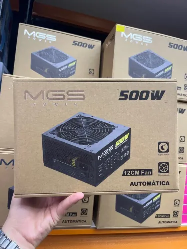Fonte ATX MGS Power 500W C/ COOLER 12 cm