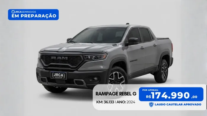 Ram Rampage Rebel Ignit. 2.0 TB CD 4X4 Aut. 2024