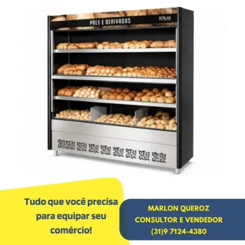 Vitrine de Pães 2,1M Polar