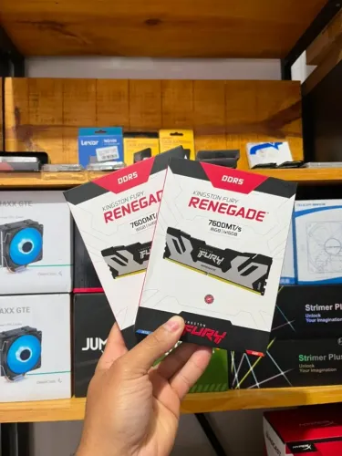 Memoria Ram DDR5 2x16 GB Kingston Fury Renegade 7600MT/s (Nova Nota e Garantia)