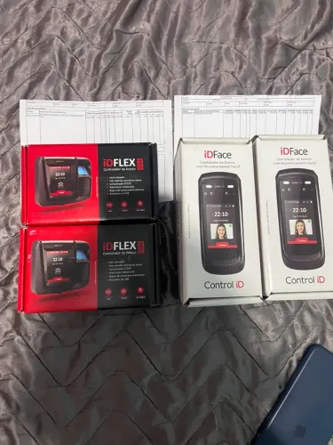 2 und. iDFace Face Prox ASK & 2 und. Controlador de Acesso - Control iD iDFlex Bio Prox AS