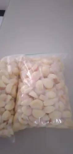 Alho descascado 1kg agilidade e qualidade no preparo do seu alimento!
