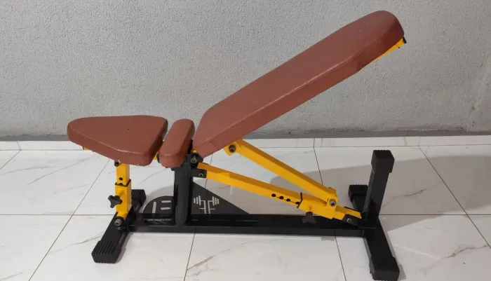Banco reclinável musculação academia supino