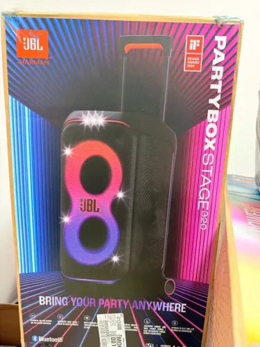 Caixa de som JBL PartyBox Stage 320 Preta - Harman LACRADO
