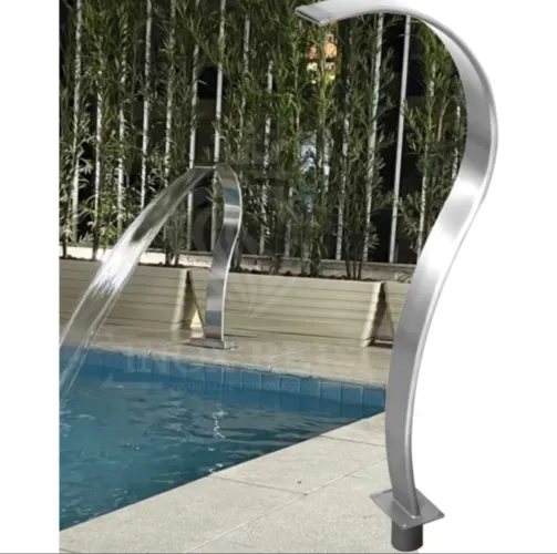Cascata Canadense Slim 70cm Aço Inox Mini
