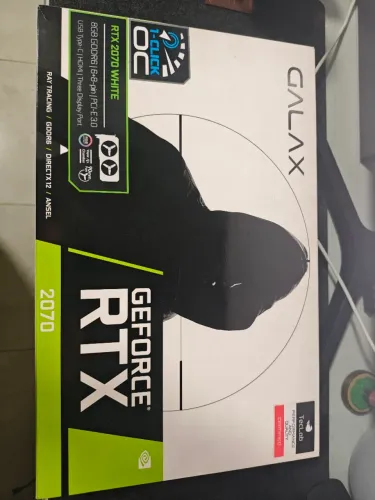 Placa de Vídeo GALAX RTX 2070 White 8GB GDDR6 - COM CAIXA