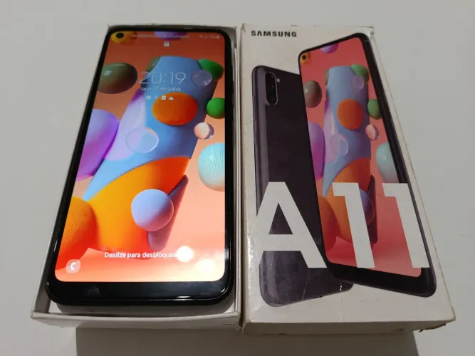 Celular Smartphone Samsung Galaxy A11 Original de Fabrica Impecável Completo 