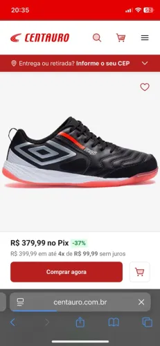 CHUTEIRA UMBRO PRO 5 (ACEITO PROPOSTA)