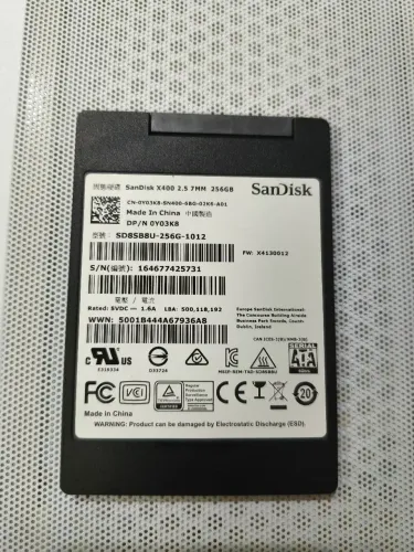 SSD SanDisk X400 256GB 2.5" SATA III (SEMINOVO)!