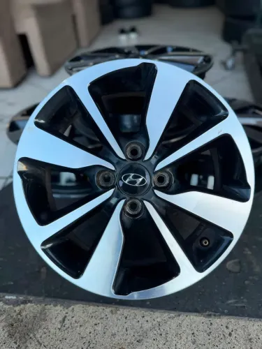 JOGO DE RODAS ARO 15 ORIGINAL HYUNDAI 4x100