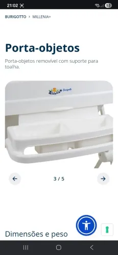 Banheira burigoto milenia+