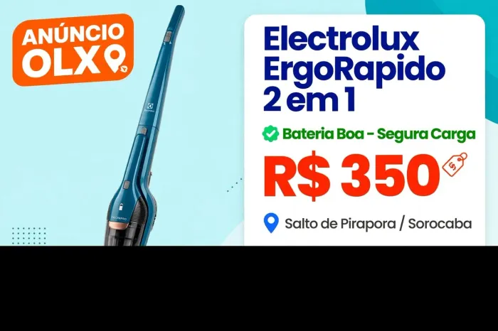 Aspirador Electrolux ergorapido 2em1