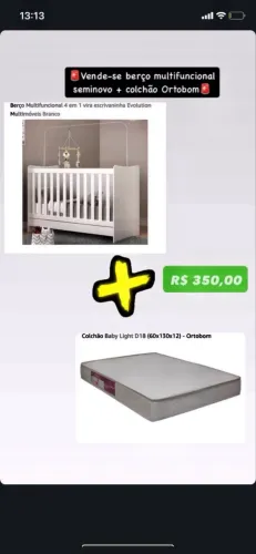Berço multifuncional