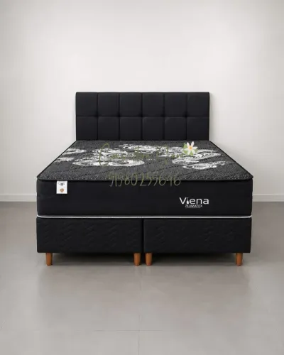 CAMA BOX QUEEN MOLAS ENSACADAS DISPONÍVEL À PRONTA-ENTREGA