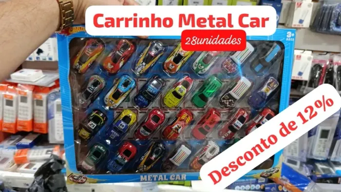 Kit 28 carrinhos