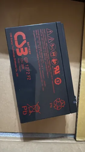 BATERIA NOVA CSB 12V X 7.2AH PARA NO-BREAK APC E SMS, ALARME, CERCA ELÉTRICA