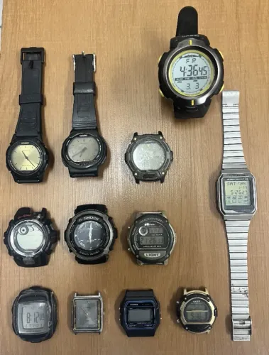 Lote Relógios Casio para conserto ou retirada de peças