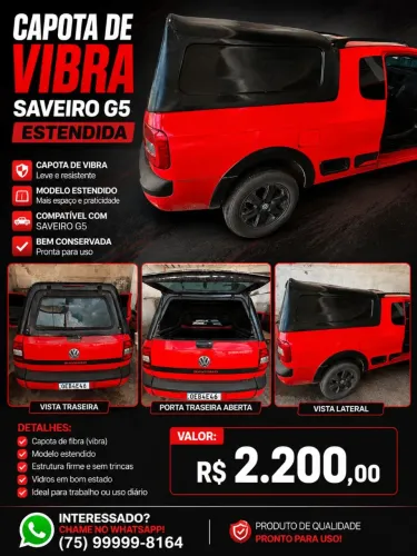Capota para savero estendida G5