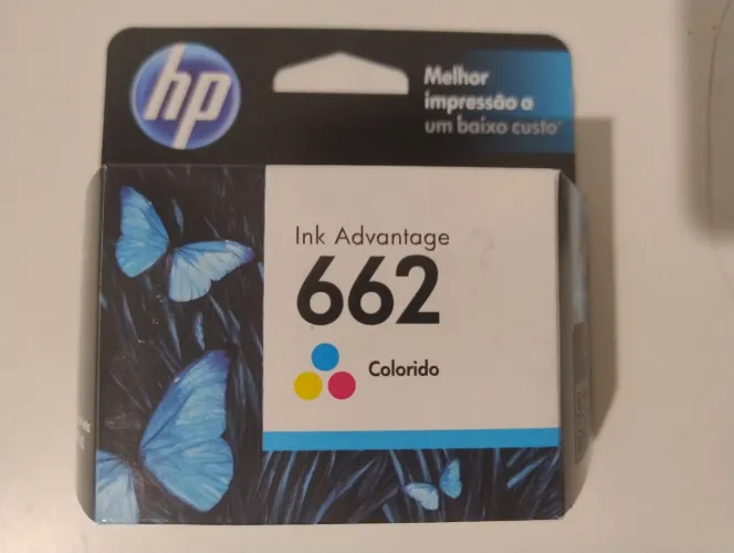 Cartucho Original HP 662 colorido lacrado 
